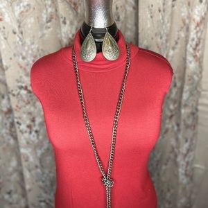 Pre-Treasured: Antique Rustic Necklace, Earring , and Cuff Bracelet Set